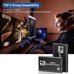 4k Hd Video Capture Card HdTV Camera Recording Box – Compatible with Usb 3.0pc