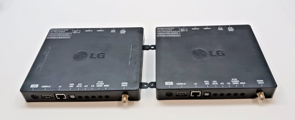 LG IPTV Set Top Box Model STB-3000 Includes Power Adapters & AC Cords Lot Of 2