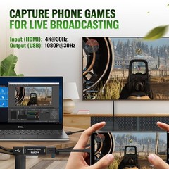 Audio Video Capture Cards Cam Link Card HDMI to USB 2.0 Full HD Record via DS…