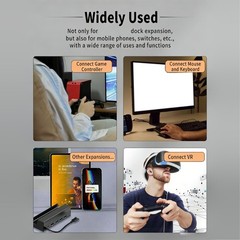 Portable Gaming System Extension Unit USB Plus Video Output Metal Case