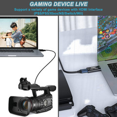 4K HDMI to USB 2.0 Video Capture Card 1080P Cam Link Card Game Capture Card Adap
