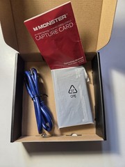 Monster 4K HDMI Gaming Capture Card Full HD 1080p with USB 3.0 New Open Box