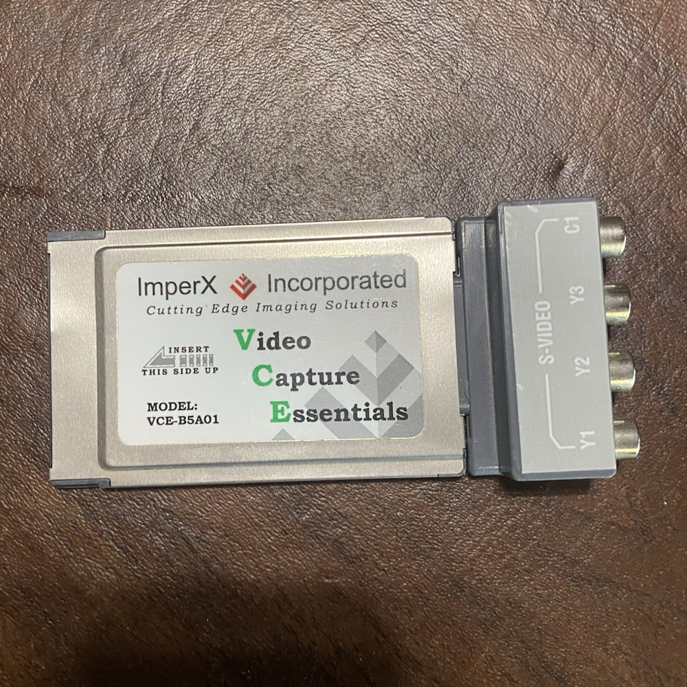 ImperX Video Capture Essentials PC Card CardBus S-Video VCE-B5A01