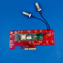 Blackmagic DeckLink SDI Micro 3G-SDI M.2 Card w/ PCIe Adapter & SDI Cables