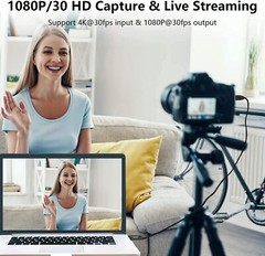 HDMI to USB Video Capture Card 1080P Recorder Phone Game Video Live (2pack )