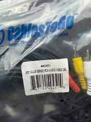 50ft Value Series RCA Audio Video cable – Yellow/Red/White