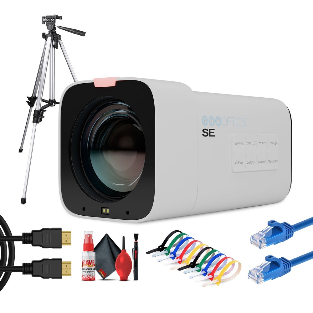 PTZOptics Studio SE Hive-Linked PTZ Camera w/ 12x Optical Zoom, HD