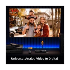Universal VHS to Digital Converter – Capture and Convert Analog Video from VC…