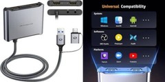 Tarjeta de captura HDMI 4K con cable USB 3.0 fijo, salida de bucle 4K.neuvo.2024
