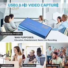 1080P 4K HDMI To USB 3.0 Video Capture Card Dongle for OBS Game Live Stream New