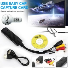 RCA S-Video USB Capture Card VHS to DVD Converter Audio Video for PC US Stock