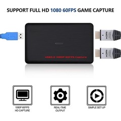4K30 HDMI Game Capture Card 1080p60 USB3.2 Gen1 Type-C&USB-A,for PS5 Xbox Switch