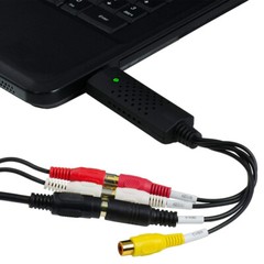 USB2.0 VHS To DVD Converter Audio Video Capture Kit Scart RCA Cable for Win10