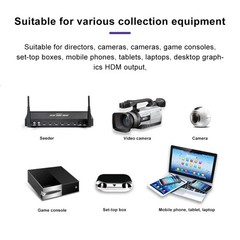 Z37 HDMI Female + Mic to HDMI Female + Audio + USB HD Video & Audio Capture Card