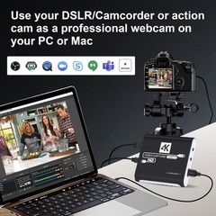 USB 3.0 Video Capture Card,1080P HDMI Recorder Game Capture Card for Windows/Mac