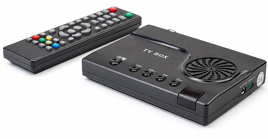 Universal Analog CATV Tuner RF Coax RCA AV To VGA 1080p HD Converter Switcher