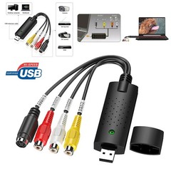 Video Capture Card VCR VHS to Digital DVD Converter Fit for Mac Windows 10 8