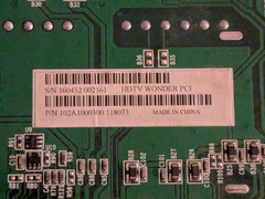 ATI HDTV Wonder PCI TV Tuner Card – Philips Tuner – PN 102A1000300 – Vintage