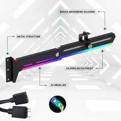 Built-in 5V ARGB Graphics Card GPU Brace Support Video Card Sag Holder G276ARGB