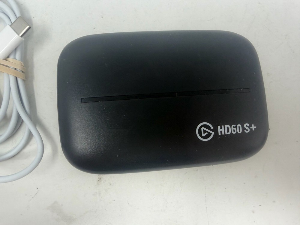 Elgato HD60 S+ Plus Model 20GAR9901 Capture Card With USB Cord Tested Working