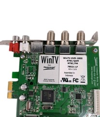 Hauppauge WinTV HVR PCIe TV Tuner Card With Remote Media Center HDTV