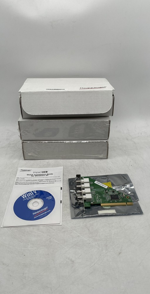 Hauppauge ImpactVCB Model 188 PCI Video Capture Board 64900 LF Rev B1 Lot of 3