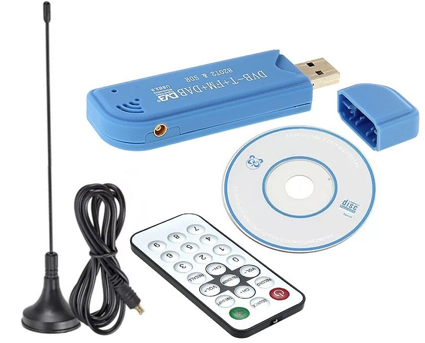 All-In-1 USB FM Radio DAB Radio DVB-T Tuner Recorder SDR Receiver For PC