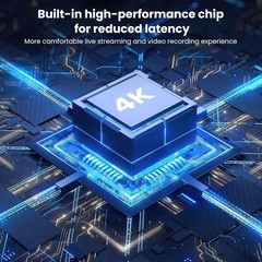Compact 4K HDMI Capture Card with USB-A/USB-C – Perfect for Gamers & Creators