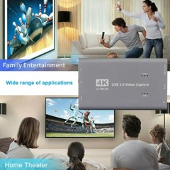 MadHornets E201-B070-GRY- 4K HD Video Capture Card USB 3.0 Game Recorder (IL/…