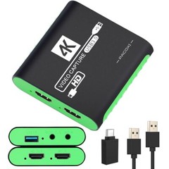 Video Game Capture Board HDMI 4K Pass-Through Compatible switch PS5 New F/S