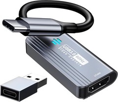 High-Speed 1080P USB-C Capture Card with Ultra-Low Latency for Gaming & Teaching