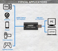 Effortless 4K HDMI Video Capture Device – Perfect for Streaming & Education