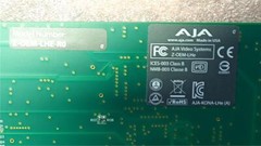 AJA KONA LHe Z-OEM-LHe HD/SD PCIe x4 Card Z-OEM-LHE-R0 TESTED