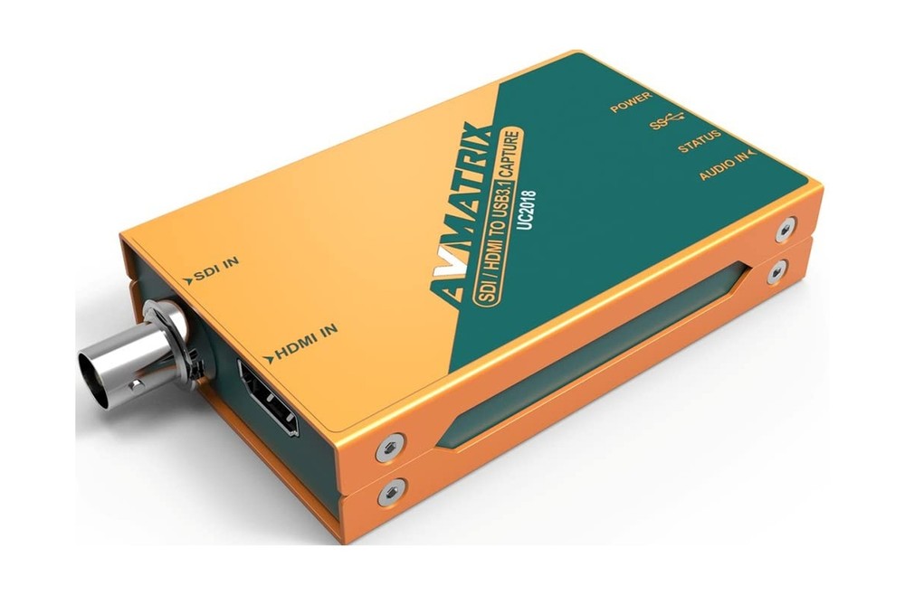 AVMATRIX UC2018 HDMI/SDI to USB3.1 Type-C Uncompressed Video Capture; HDMI or…