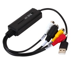 USB 2.0 Video Audio Capture Recorder Adapter Card VHS To DVD For Windows 10/8/7