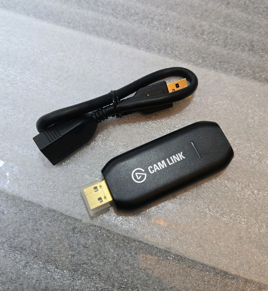 Elgato Cam Link 4K (Model 20GAM9901) Standard Compact USB Video-Capture Adapter