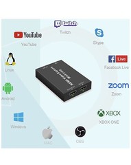 TOKANI 4K HDMI to USB Video Capture Card, Game Capture Converter Recorder