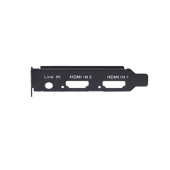 Linux HDMI 1080p PCIe OBS Vmix Wirecast Streaming 2 Channel 60fps Broadcast PCI