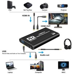 4K Audio Video Capture Card USB 3.0 HDMI Video Capture Device HD Recording Lot