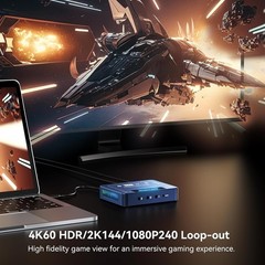 Ultra-Low Latency 4K HDMI Capture Card – Perfect for Live Game Broadcasting