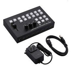 DC/12V 2A 4K Video Switcher HDMI Camera Stream Live Production Broadcast Station