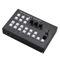 4K HDMI Video Switcher Camera Live Streaming Station Video Capture Card Record