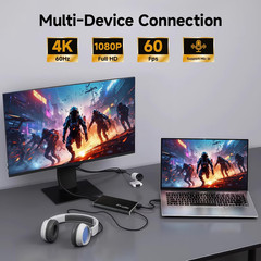 4K Audio Video Capture Card USB 3.0 HDMI Video Capture Device HD Recording Lot