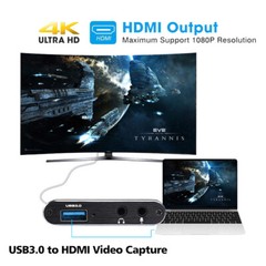 4K Audio Video Capture Card USB 3.0 HDMI Video Capture Device Full HD Recording