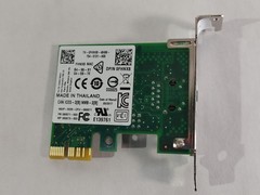 Lot of 2 Dell FHNX8 PCI Express x1 Gigabit Ethernet Low Profile Network Card