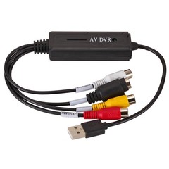 USB 2.0 Video Audio Capture Recorder Adapter Card VHS To DVD For Windows 10/8/7