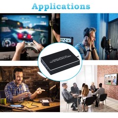SDI Capture Card USB 3.0, SDI to USB 3.0 with HDMI Loopout, 1080P 60Fps SDI H…