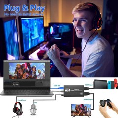 4K Audio Video Capture Card USB 3.0 HDMI Video Capture Device HD Recording Lot
