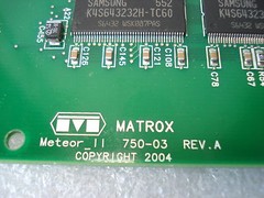 MATROX Meteor-II 750-03 METEOR2/4 PCI CARD, P/N 63039620278 FRAME GRABBER CARD