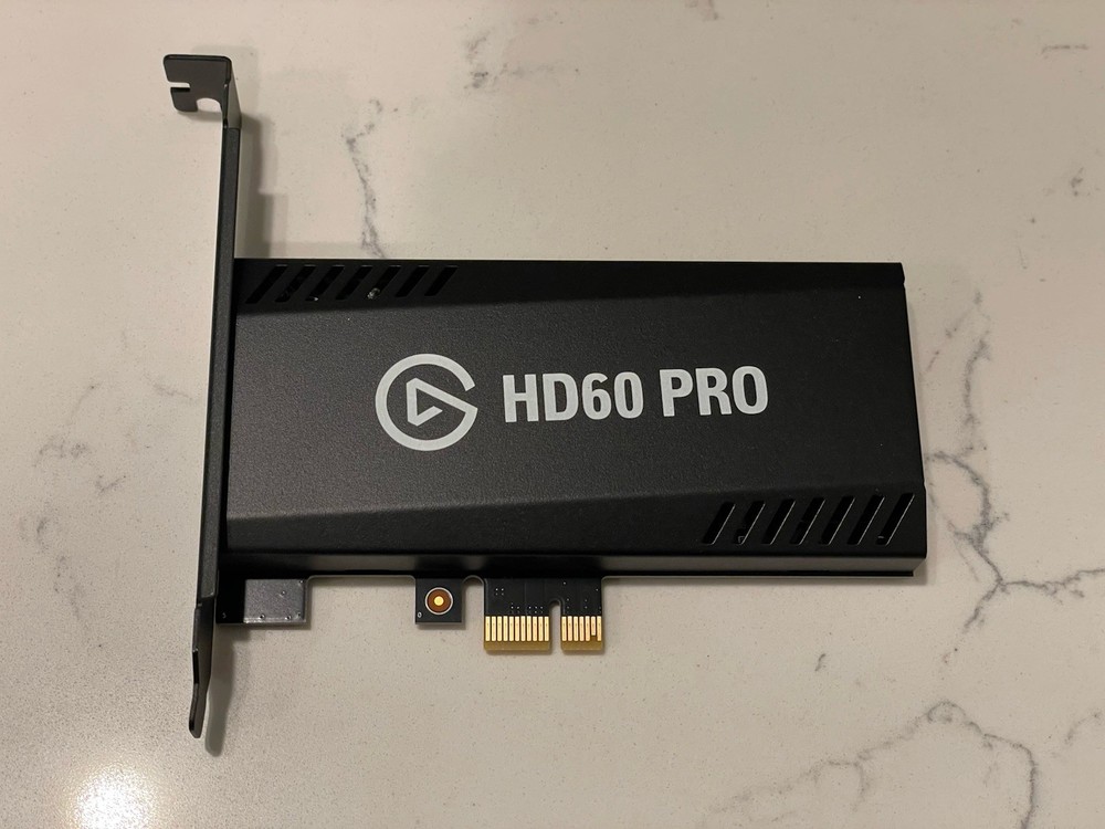 Elgato HD60 Pro Video Capture Card PCIe x1 Plug-In Card HDMI 2-Port